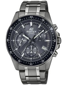 Reloj cronógrafo Casio Edifice para hombre con pantalla negra IP y diseño Neo | EFV-540DC-1CVUEF