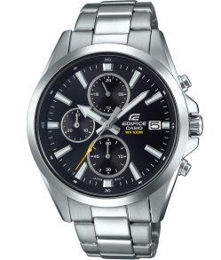 Reloj cronógrafo deportivo Casio Edifice de acero inoxidable 100M | EFV-560D-1AVUEF