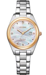 Citizen Eco-Drive Super Titanium reloj de mujer con diamantes | EW2606-87Y