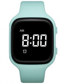 Reloj hidratación verde menta silencioso | FIBEX15V06