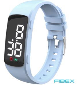 Reloj nocturno azul claro infantil | FIBEX15V3LIGHTBLUE