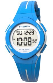 Reloj dual time infantil azul natación | FIBEX19EN001