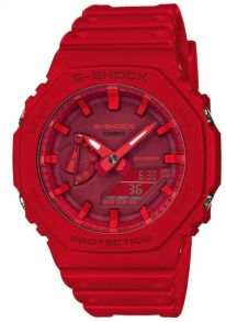 Reloj G-Shock Carbon Core con diseño rojo vibrante | GA-2100-4AER