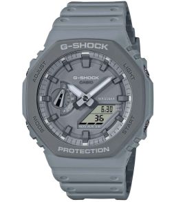 Reloj G-Shock ana-digi tono tierra con caja gris | GA-2110ET-8AER