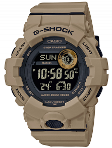 Reloj de fitness digital G-Shock G-Squad en diseño verde militar | GBD-800UC-5ER