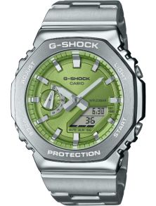 Reloj G-Shock G-Steel con esfera verde y bisel de acero octagonal 200M | GM-2110D-3AER