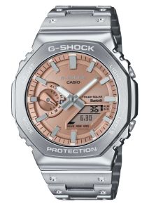 Reloj Full Metal Copper G-Shock octagonal premium con Bluetooth solar | GM-B2100AD-5AER
