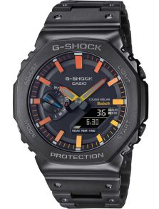 Reloj G-Shock de metal completo con acentos degradados, Bluetooth y energía solar | GM-B2100BPC-1AER