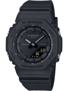 Reloj G-Shock negro de bio-resina ecológica con resistencia al agua 200M | GMA-P2100BB-1AER