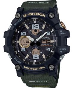 Reloj G-Shock Mudmaster solar controlado por radio con resistencia extrema | GWG-100-1A3ER