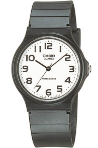 Reloj analógico clásico Casio con esfera blanca y números arábigos | MQ-24-7B2LEG