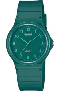 Reloj clásico ecológico verde Casio de bio-resina | MQ-24B-3BEF
