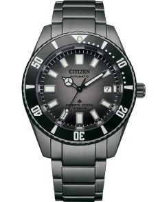Citizen Promaster Super Titanium automático reloj de buceo | Revestimiento DLC negro y cristal de zafiro | NB6025-59H