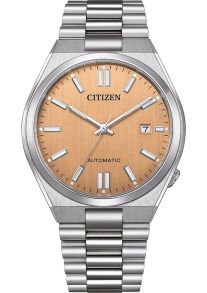 Citizen Tsuyosa Automatic reloj de hombre en acero con movimiento 8210 y esfera color salmón | NJ0159-86Z