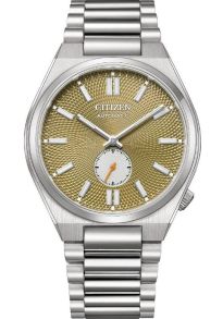 Citizen Tsuyosa Small Second reloj automático para hombre | Esfera verde texturizada | NK5010-51X