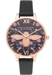 Olivia Burton Meant to Bee Demi 3D Bee Black & Rose Gold OB16AM165