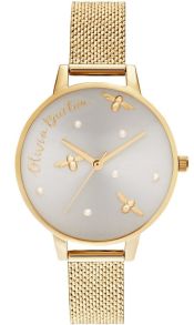 Olivia Burton Pearly Queen Gold Boucle Mesh OB16PQ06