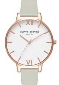 Olivia Burton White Dial Grey & Rose Gold OB15BDW02