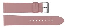 Carrie Taylor Pink Leather Strap (20mm) Silver