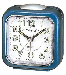 Reloj despertador analógico Casio luminoso con luz LED azul | TQ-142-2EF
