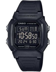 Reloj digital clásico Casio con batería de 10 años | W-800H-1BVES