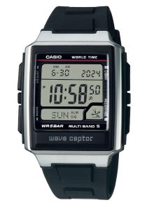Reloj digital Casio Wave Ceptor multibanda con control de radio y hora mundial | WV-59R-1AEF