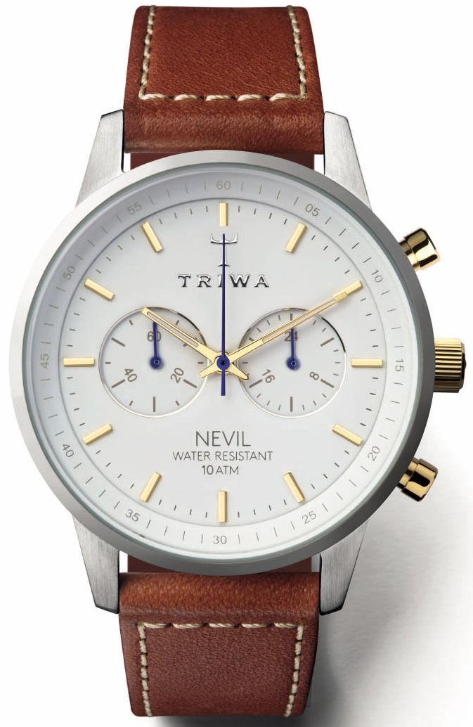 Triwa Snow Nevil Brown Sewn Classic RIP