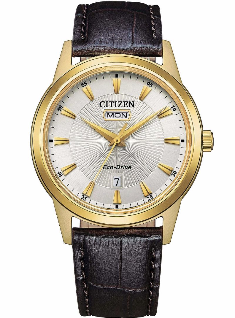 Citizen Eco-Drive reloj de hombre Diseño clásico con correa de