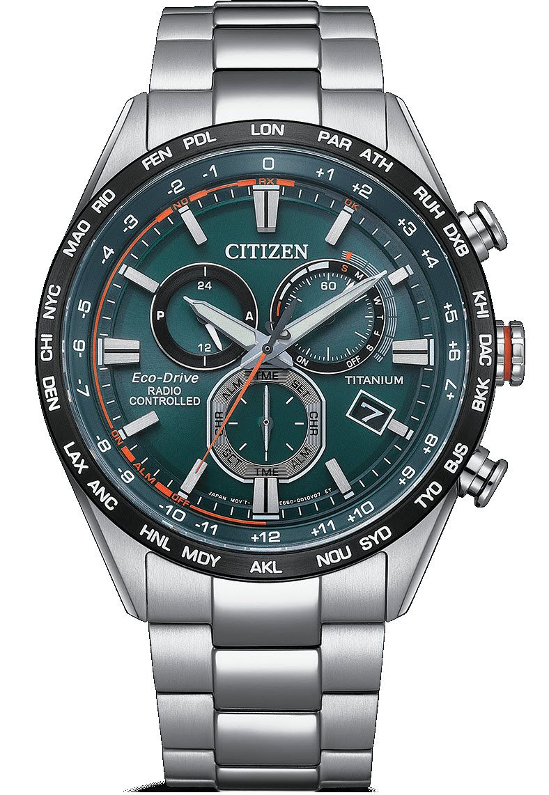 Citizen Super Titanium cronógrafo reloj multifunción