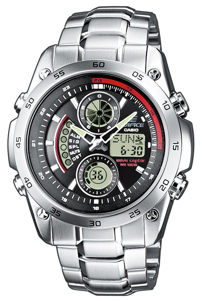 Reloj Casio Mtp-s110-1av Solar Resiste Al Agua 100m Original