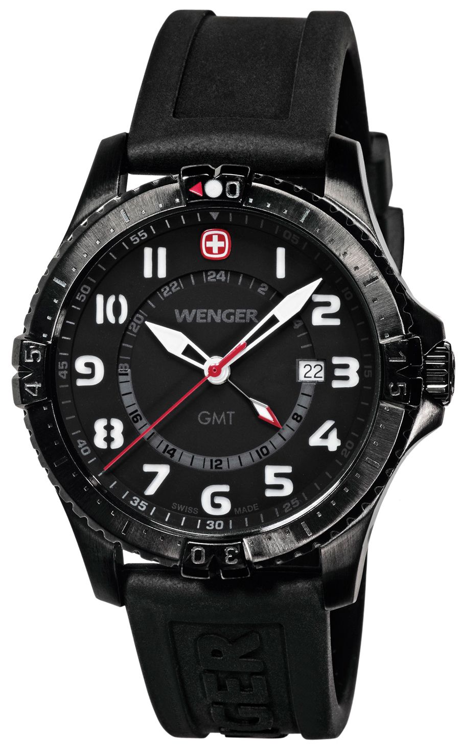 Wenger Squadron GMT PVD Black 77073 RIP