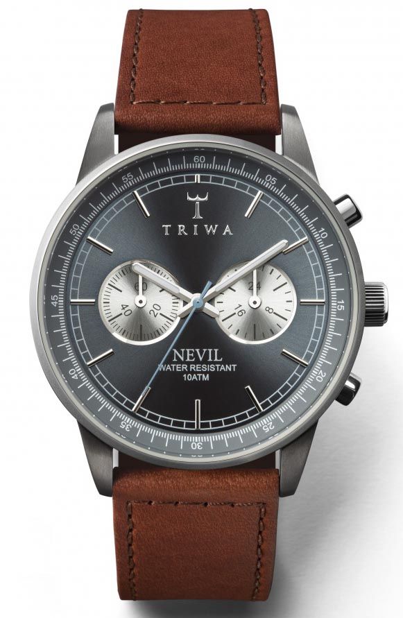 Triwa Ash Nevil Brown Sewn Classic RIP