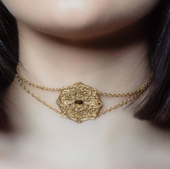 Lucy Ashton Mandala Choker 