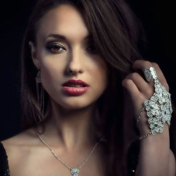 Lucy-Ashton Filigree Hand Harness