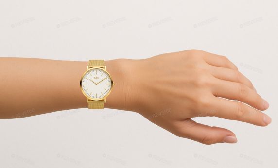Inex Ladies Golden Mesh 37mm