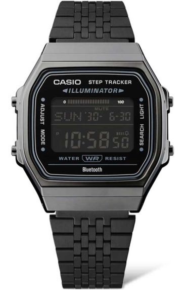 Reloj contador de pasos digital Casio Vintage Smart con correa metálica | ABL-100WEGG-1BEF