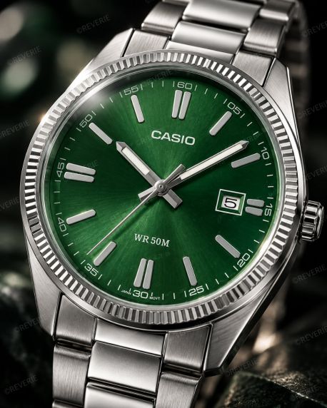 Casio Classic Mens Steel Green 38mm