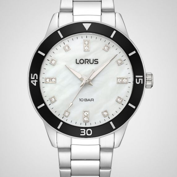 Lorus Ladies Mother of Pearl Crystals